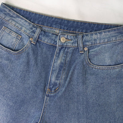 Stijlvolle dames jeans met hoge taille