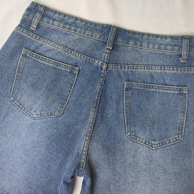 Stijlvolle dames jeans met hoge taille