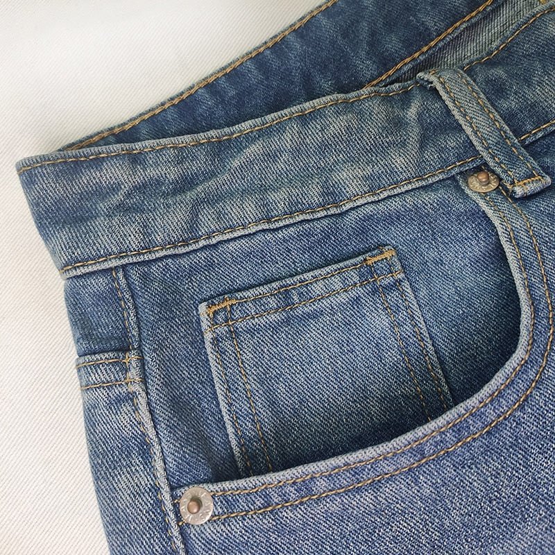 Stijlvolle dames jeans met hoge taille