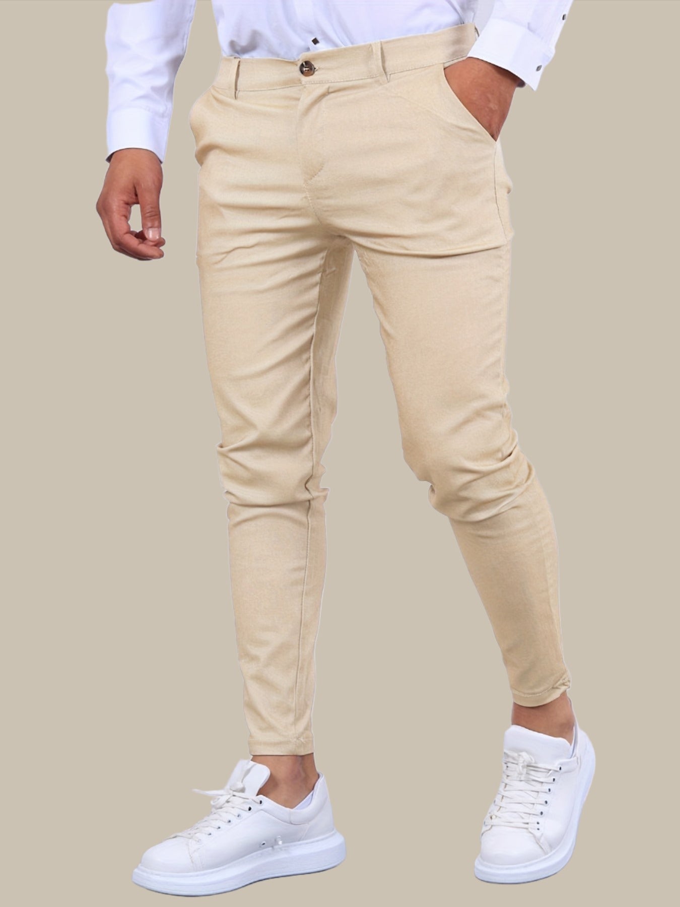 Herensluittoef Chino Broek voor Mannen