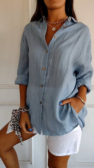 Klassieke Button-Down Blouse voor Dames