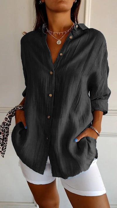 Klassieke Button-Down Blouse voor Dames