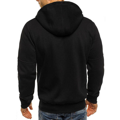 Moderne Kapuchensweatshirt-Jacke für Herren