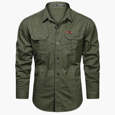 Katoenen Cargo Shirt voor Heren