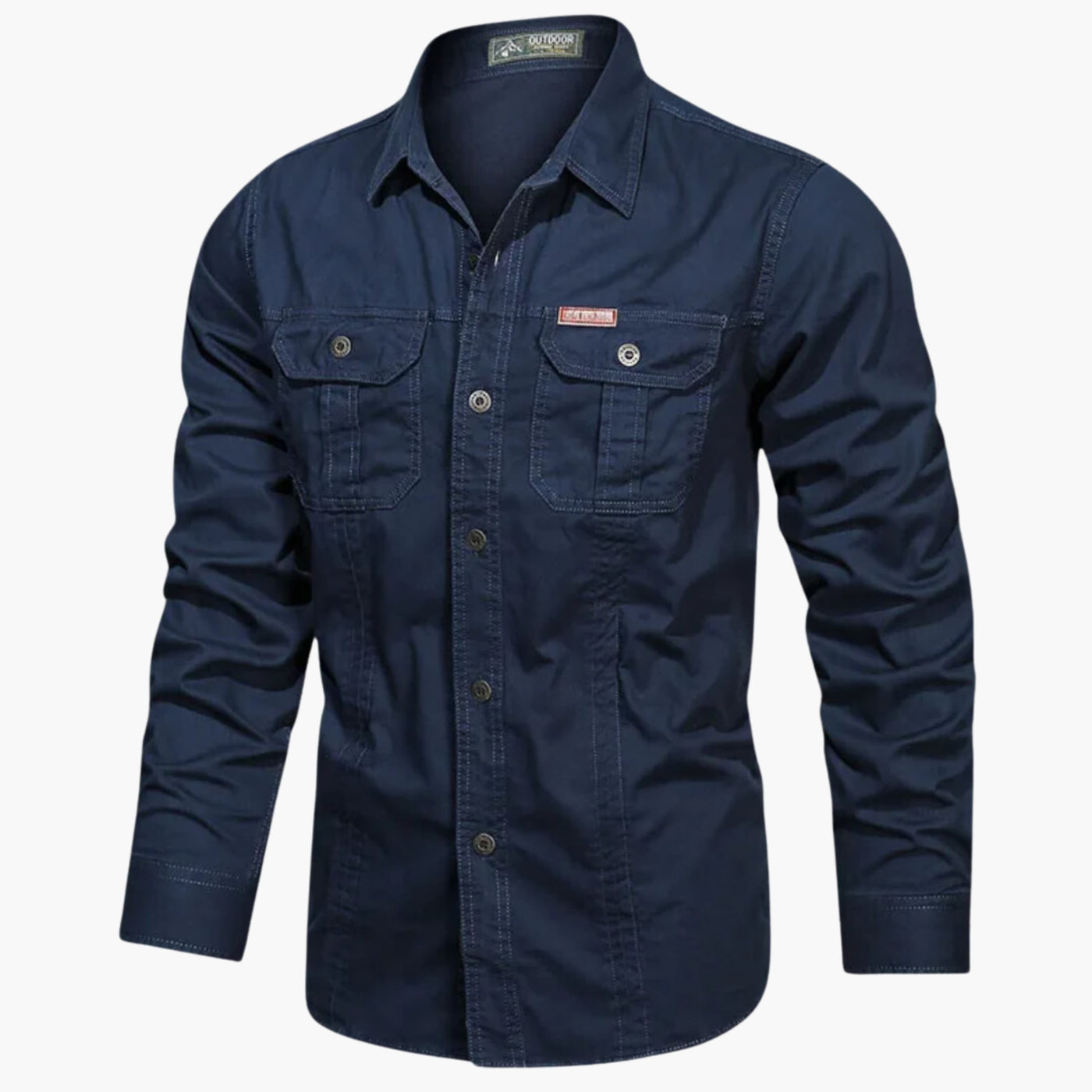 Katoenen Cargo Shirt voor Heren
