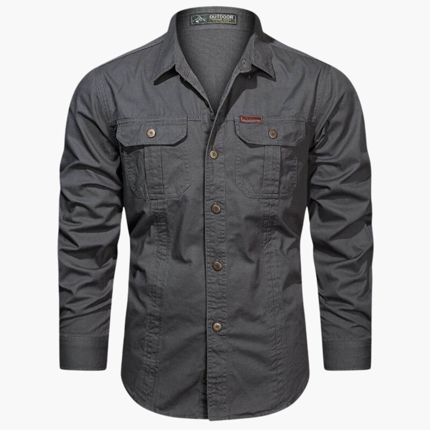Katoenen Cargo Shirt voor Heren