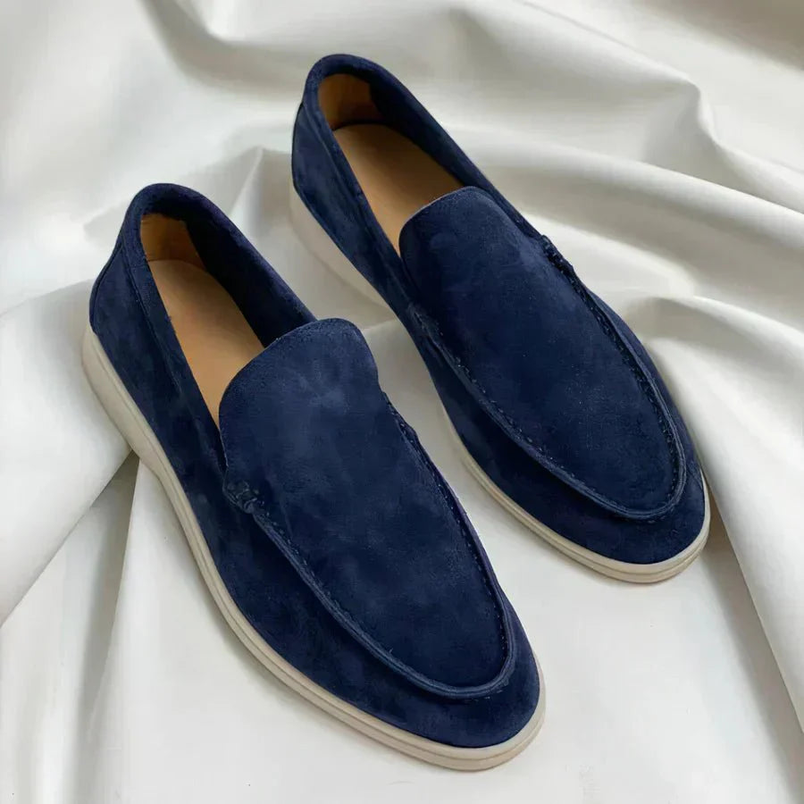 Elegante loafers van suédine voor heren