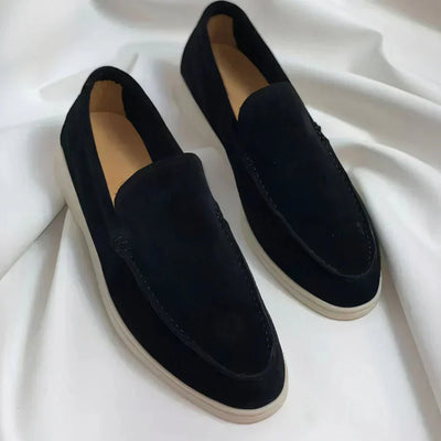 Elegante loafers van suédine voor heren
