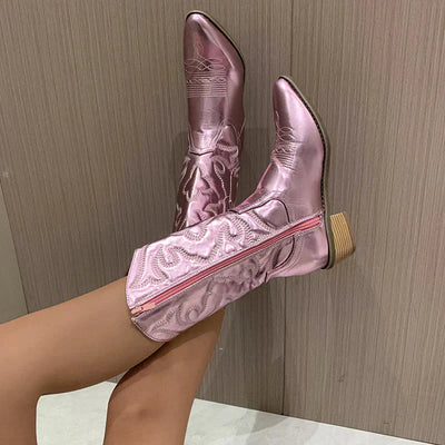 Metallic Cowboy Laarzen voor Dames