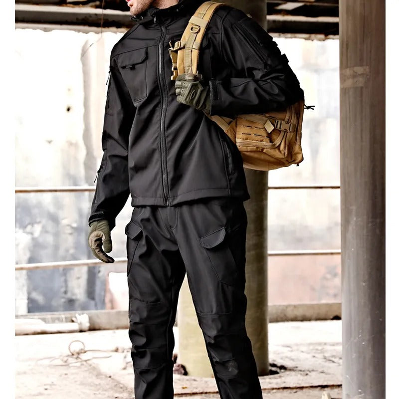 Tactische Softshell Herenjack voor Outdoor