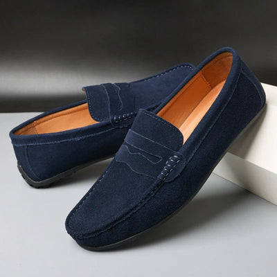 Suede Slip-On Loafers voor Heren