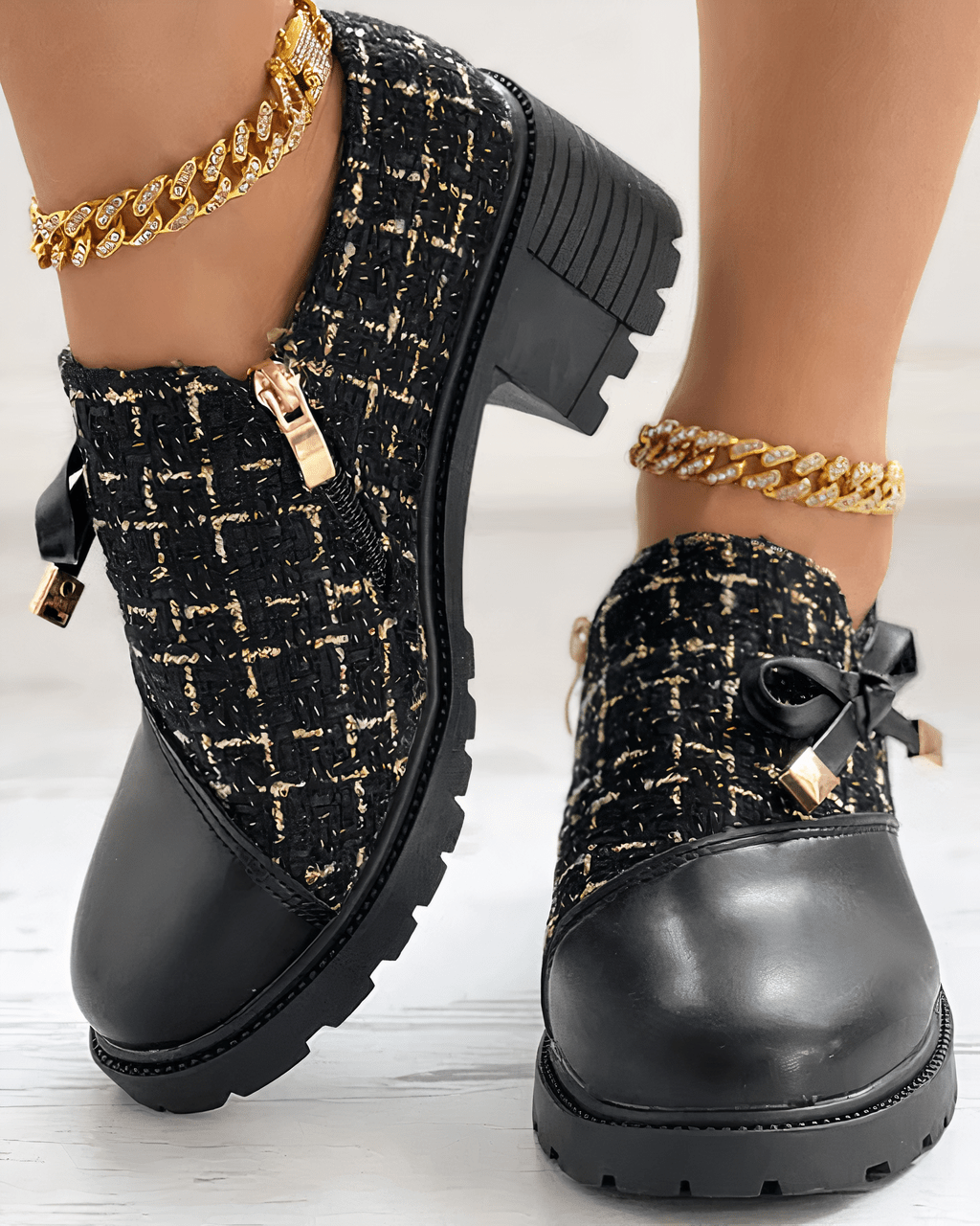 Elegante Dames Mocassins met Hakken
