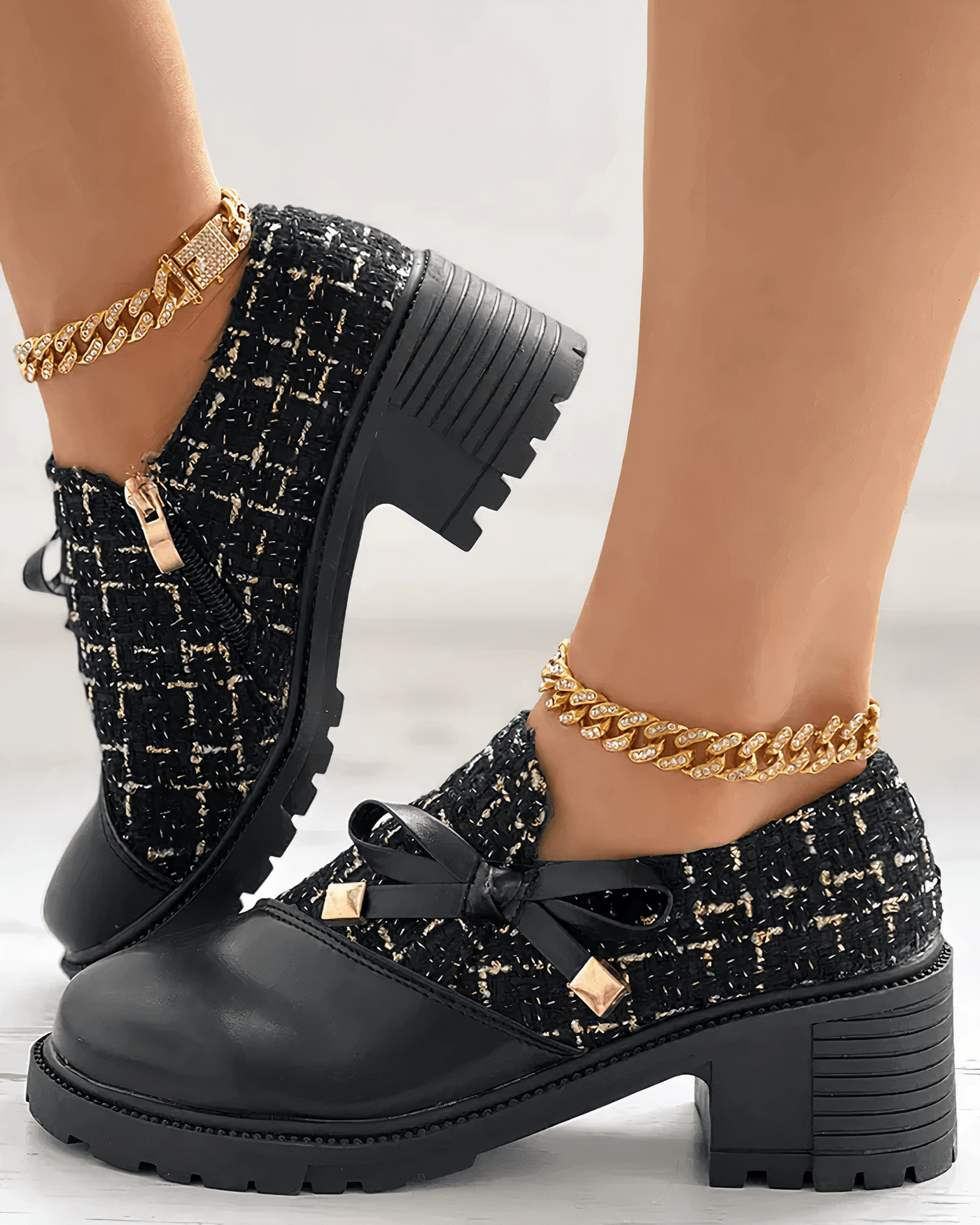 Elegante Dames Mocassins met Hakken
