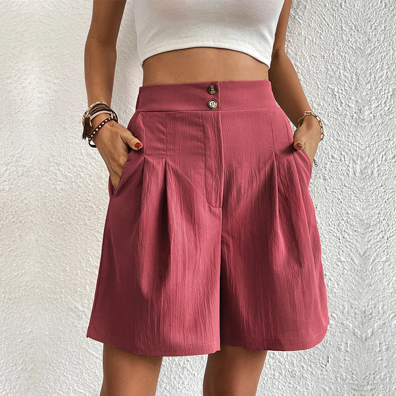 Elegante Wijde Shorts voor Dames