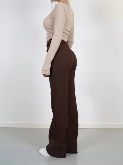 Chique dames pantalon met vrije pasvorm