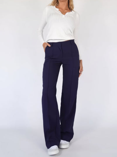 Chique dames pantalon met vrije pasvorm