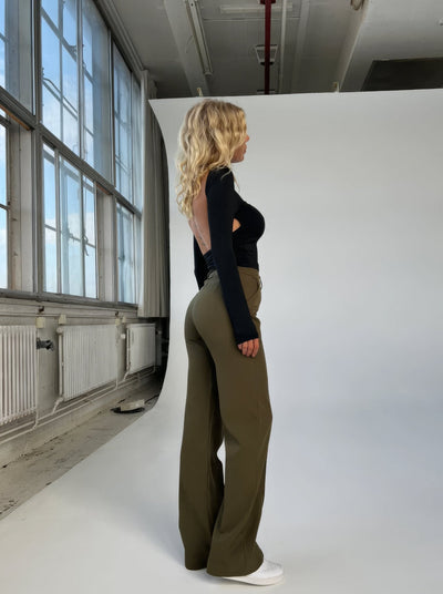 Chique dames pantalon met vrije pasvorm