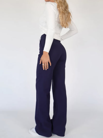 Chique dames pantalon met vrije pasvorm