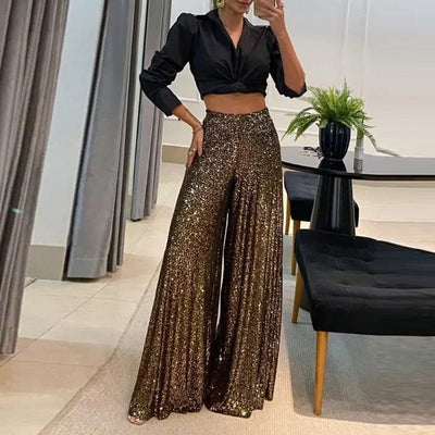 Elegante Pantalon met Pailletten voor Dames