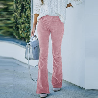 Elegante dames pantalon met wijde benen