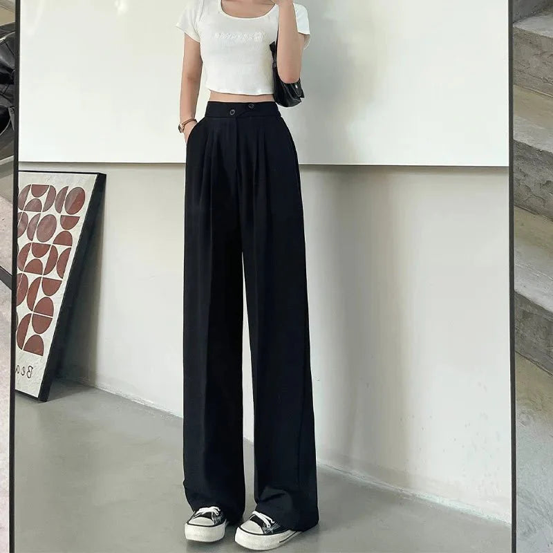 Elegante ruime pantalon voor dames