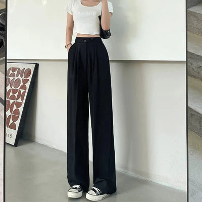 Elegante ruime pantalon voor dames