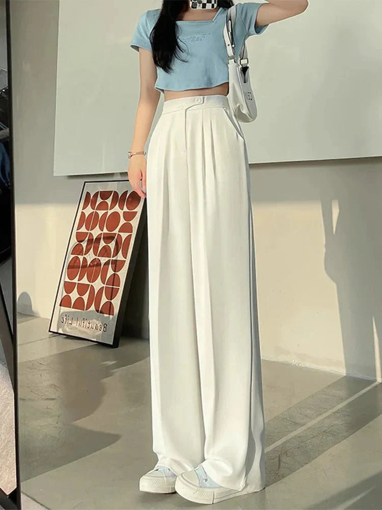 Elegante ruime pantalon voor dames
