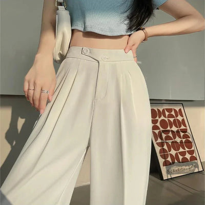 Elegante ruime pantalon voor dames