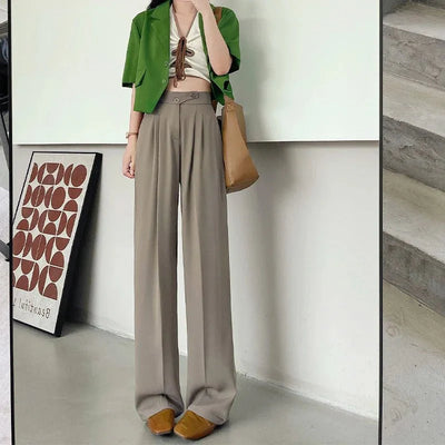 Elegante ruime pantalon voor dames