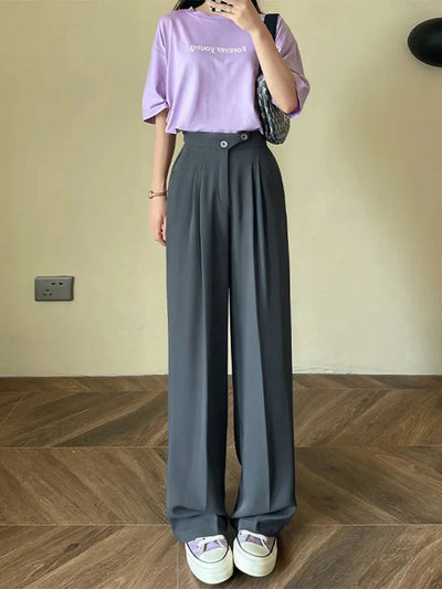 Elegante ruime pantalon voor dames