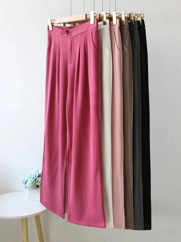 Elegante ruime pantalon voor dames