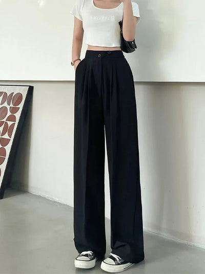 Elegante ruime pantalon voor dames