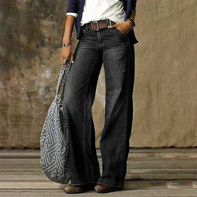 Stijlvolle dames pantalon van zachte katoenmix