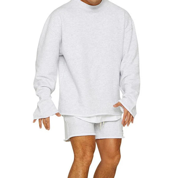 Lucas-Heren Los Sweatshirt Korte Set