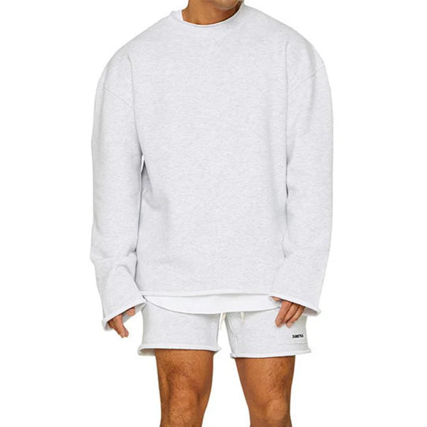 Lucas-Heren Los Sweatshirt Korte Set