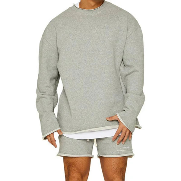 Lucas-Heren Los Sweatshirt Korte Set