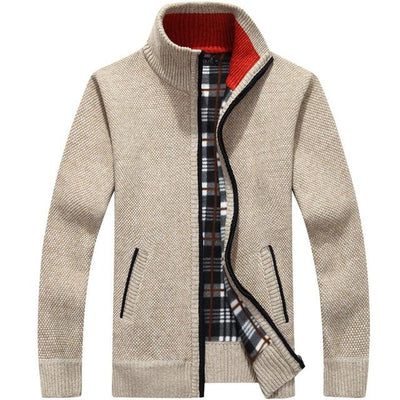 Dikke fleece cardigan voor dames