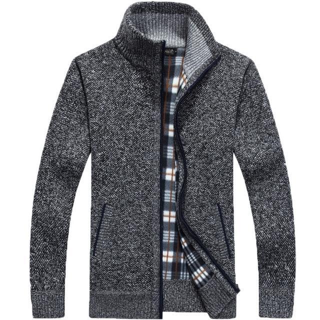 Dikke fleece cardigan voor dames