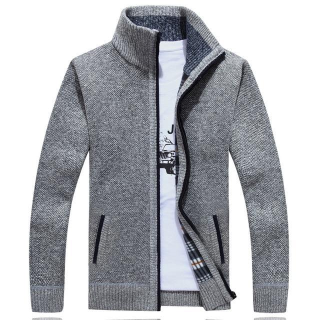 Dikke fleece cardigan voor dames