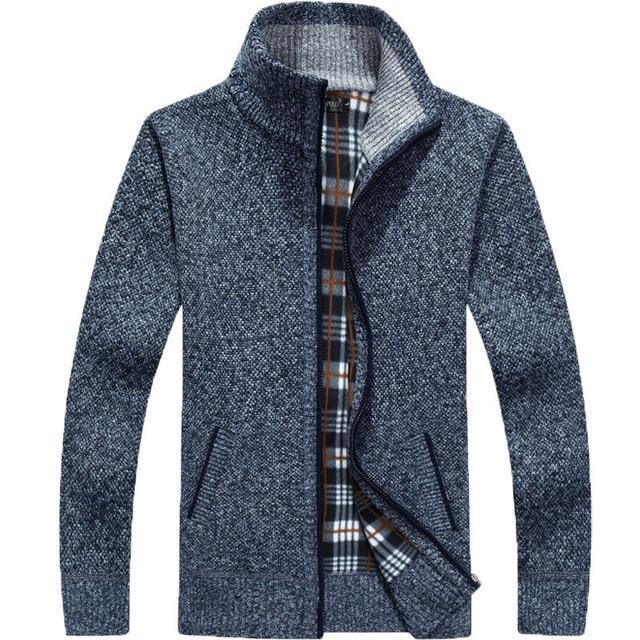 Dikke fleece cardigan voor dames