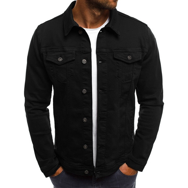 Katoenen Denim Jack voor Heren