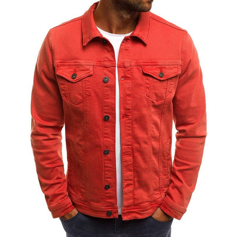 Katoenen Denim Jack voor Heren