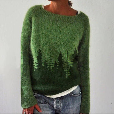 Retro Chic Damen Pull met Lange Mouwen