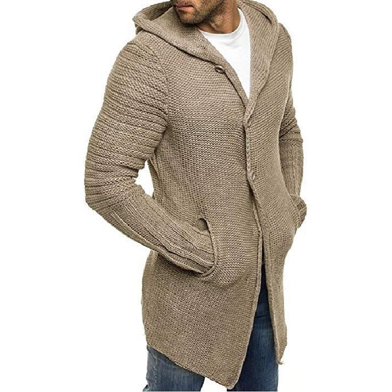 Lange Elegante Cardigan voor Mannen