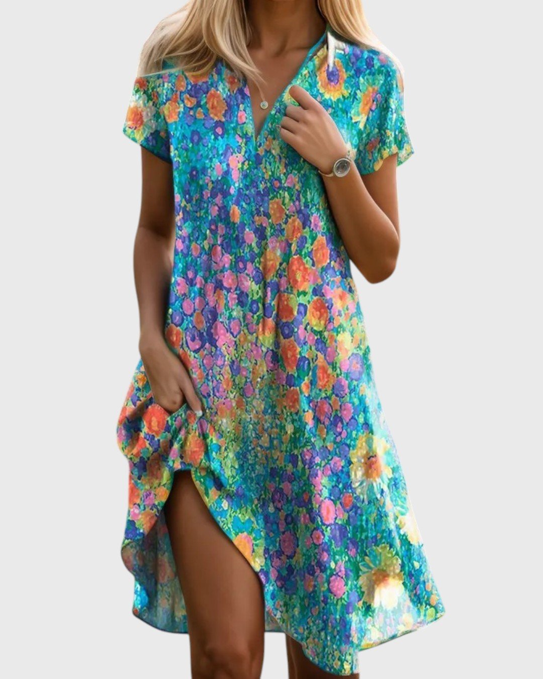 Chique lange bohemian jurk voor dames