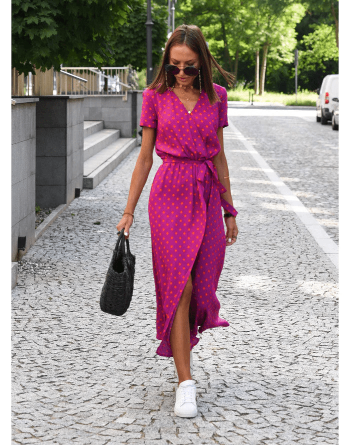 Chique zomerjurk met bloemprint voor dames