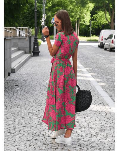 Chique zomerjurk met bloemprint voor dames
