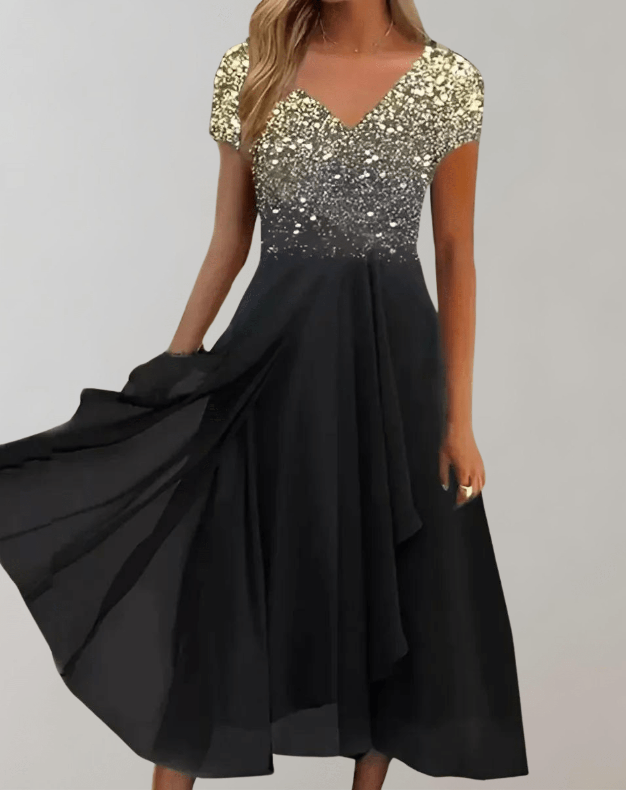 Elegant bloemen jurk voor dames