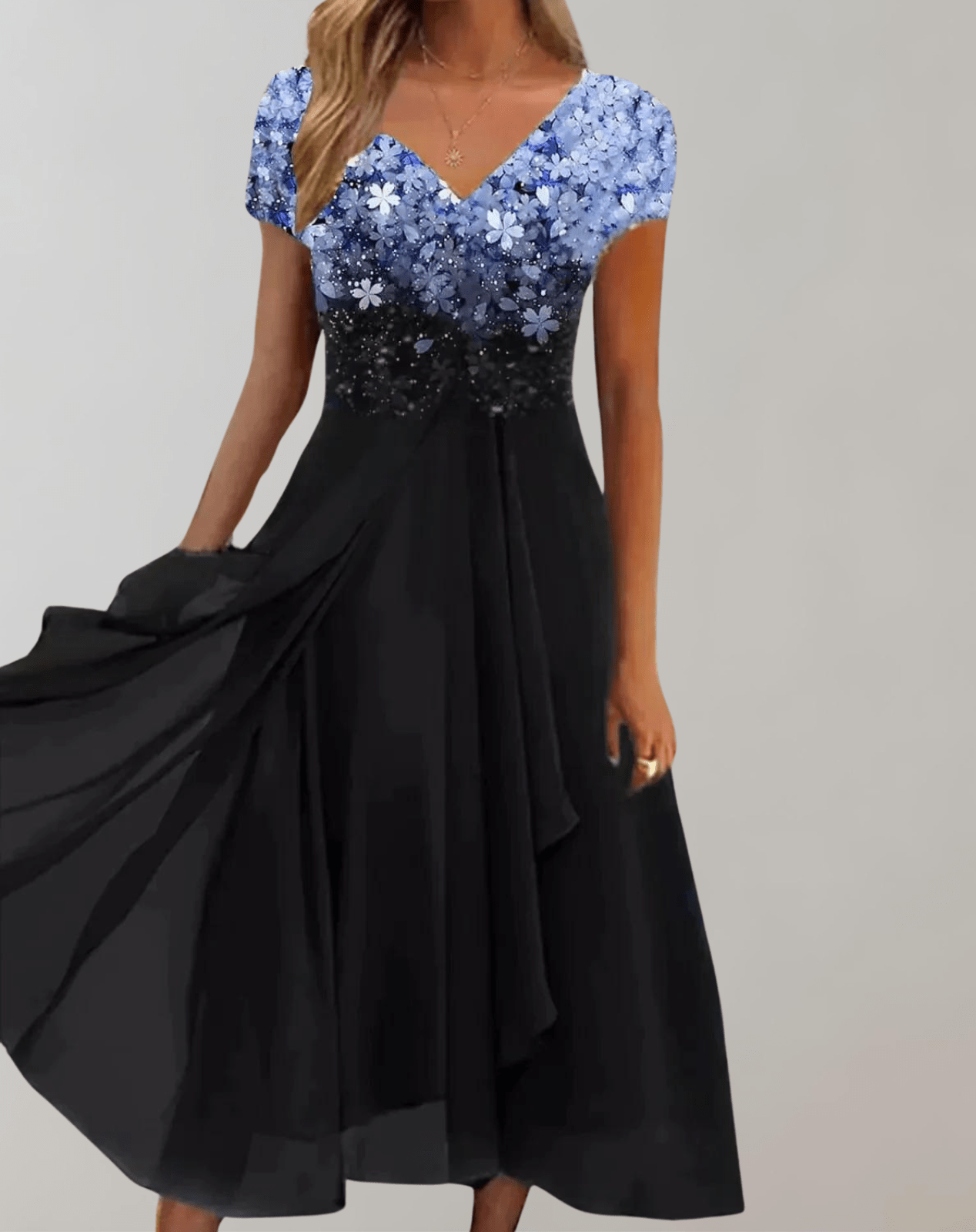 Elegant bloemen jurk voor dames