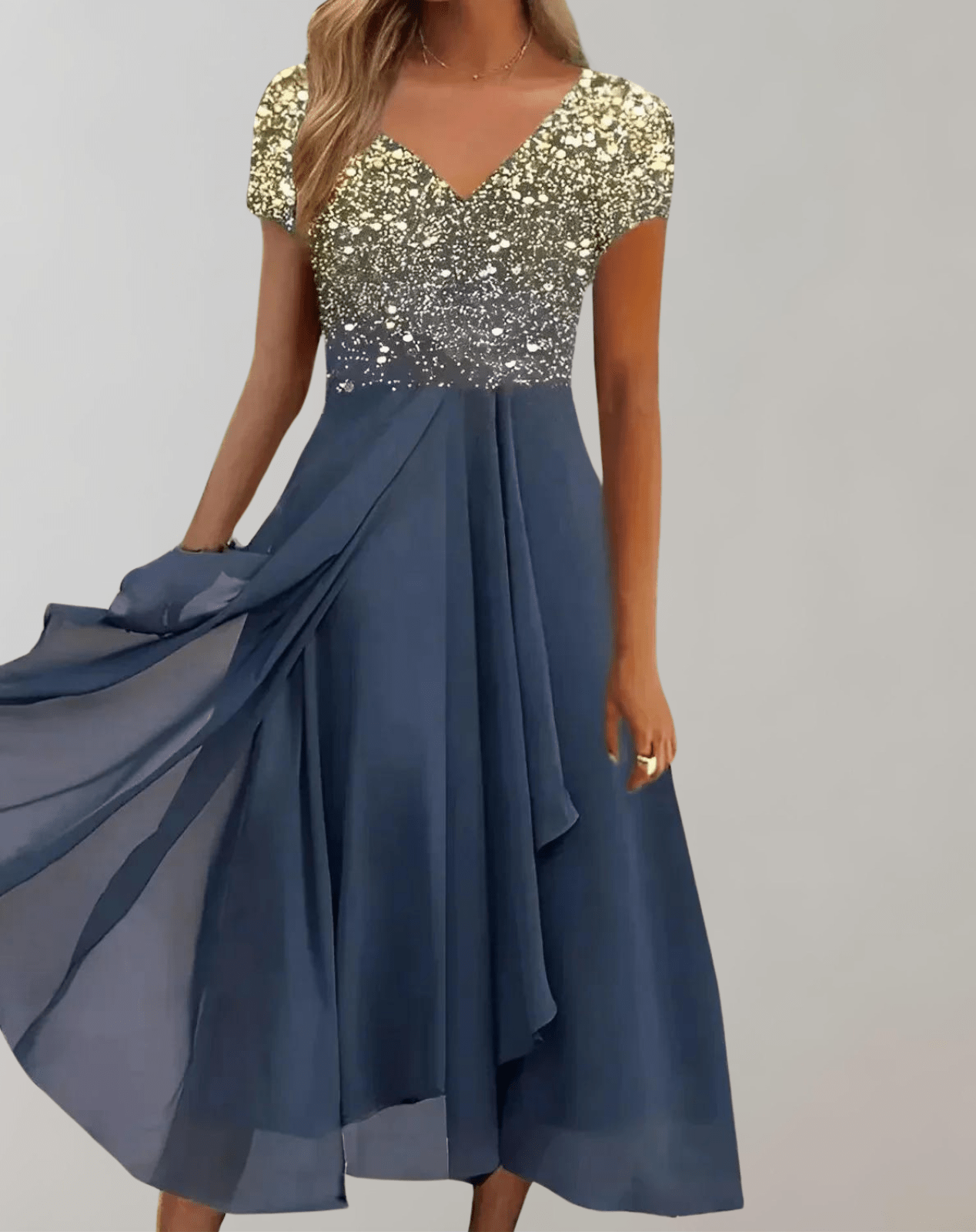 Elegant bloemen jurk voor dames